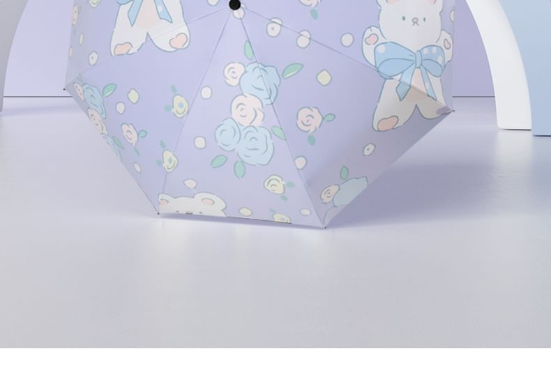 Worthbuy - Compacte paraplu met berenprint