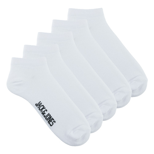 Jack & Jones - JACDONGO SOCKS 5 PACK - Blanc