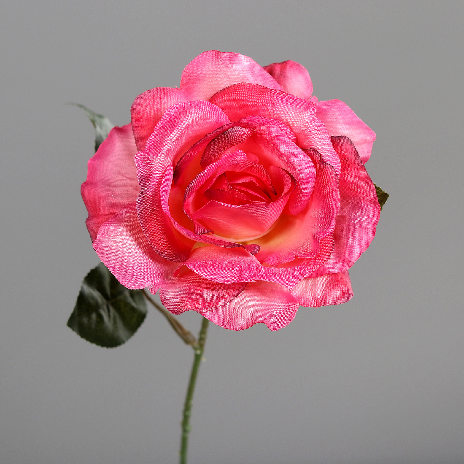 Rose - fuchsia - Kunstpflanze