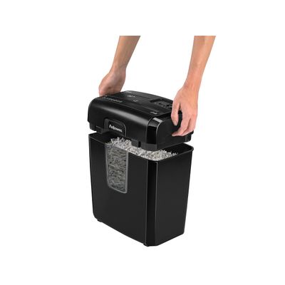 Fellowes Powershred 8C - destructeur de documents coupe croisée - 8 feuilles - Corbeille 11 litres