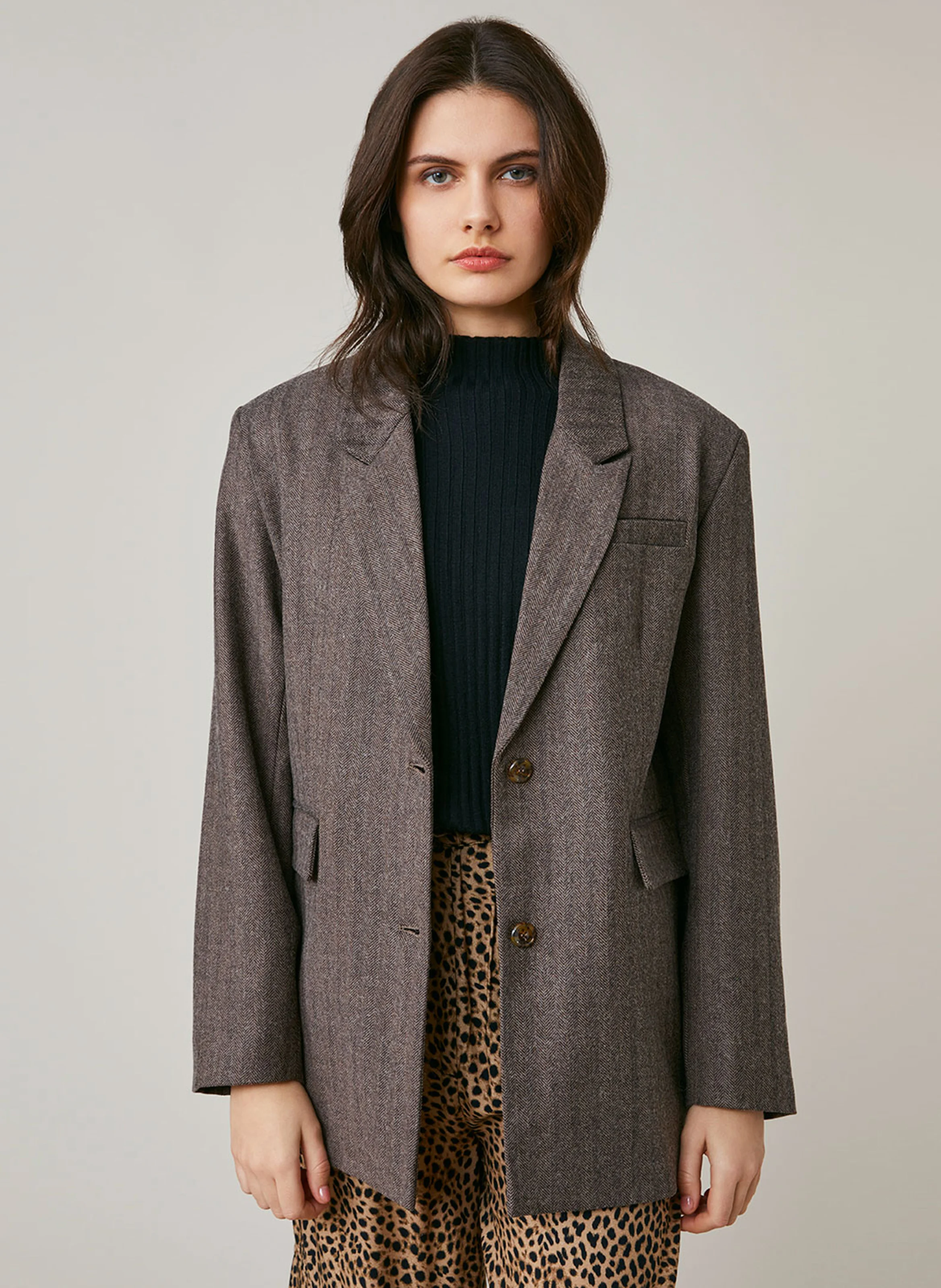 FOSSETTE - Veste de tailleur | Marron