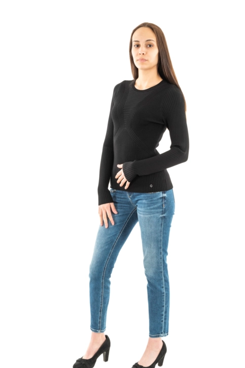 Pull hiver guess jeans destiny jblk jet black a996