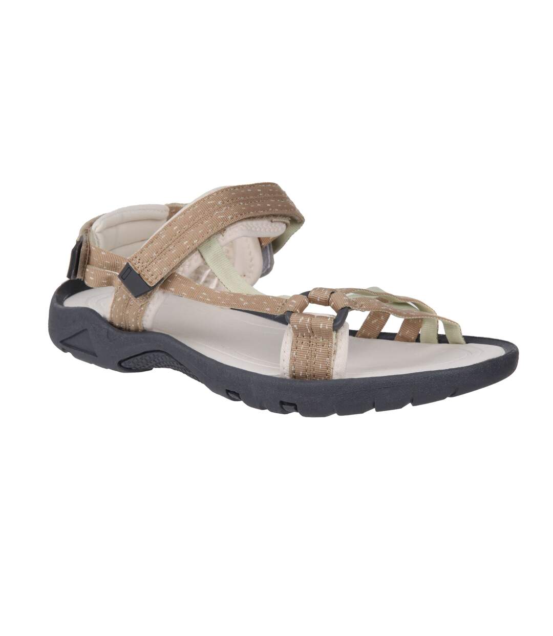 Regatta - Sandales JAVA EVO - Femme (Beige / Vert citron) - UTRG9378