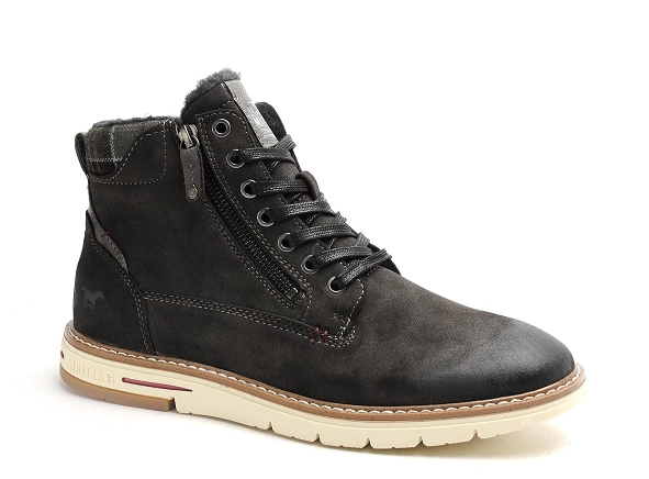 Mustang boots bottine homme 4149601 gris