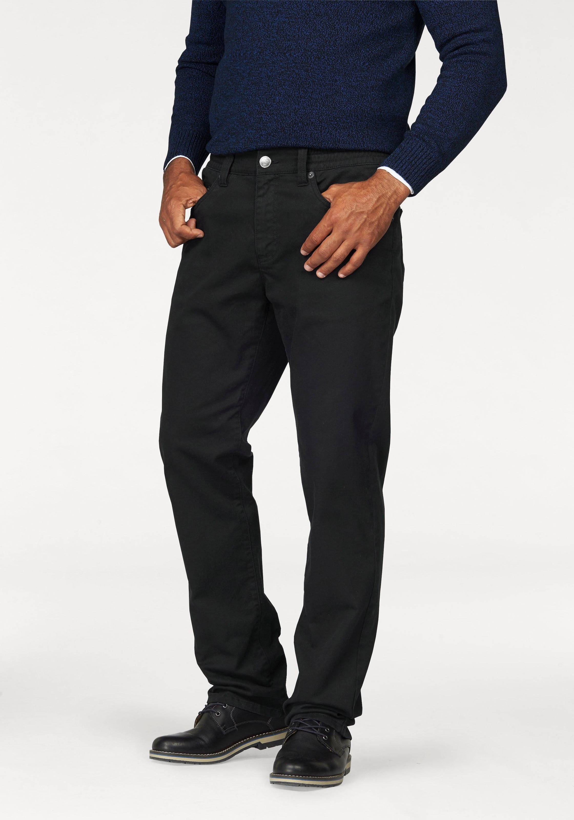 Man's World Dehnbund-Hose  Stretch - bequem mit seitlichem Gummizug