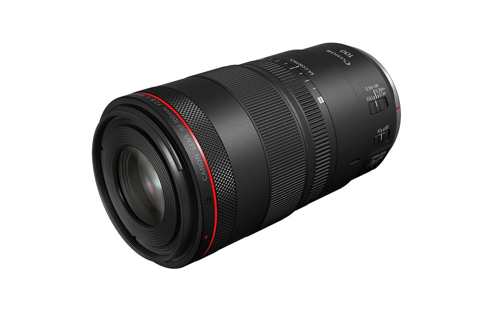 Festbrennweite RF 100mm F/2.8 L Macro IS USM – Canon RF<br>Makroobjektiv mit einer unglaublichen 1.4-fachen Vergrösserung
