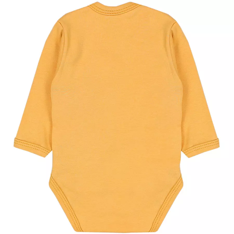 TupTam Baby Langarm Wickelbody im 5er Set gelb
