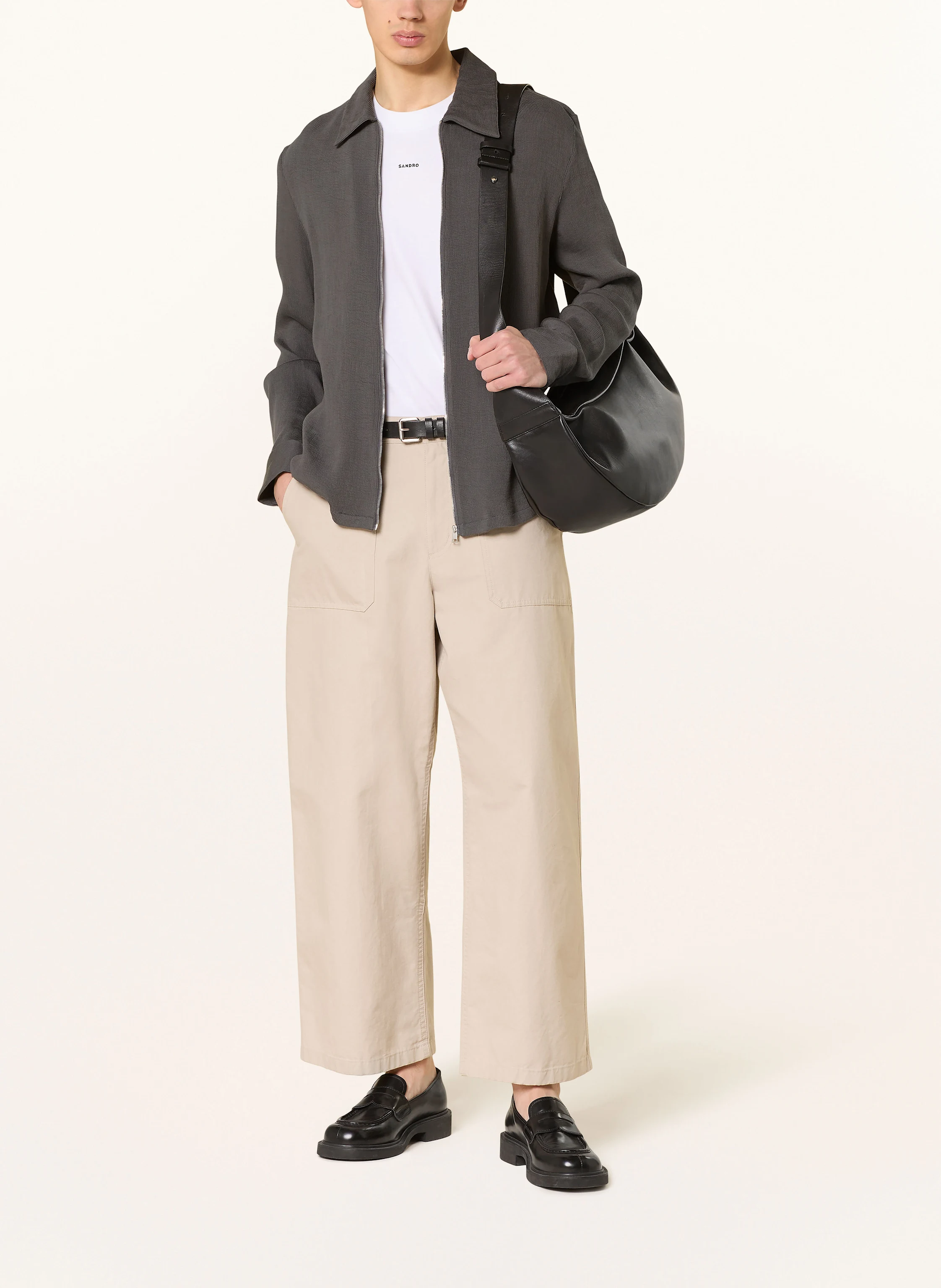 SANDRO Overjacket mit Plissees
