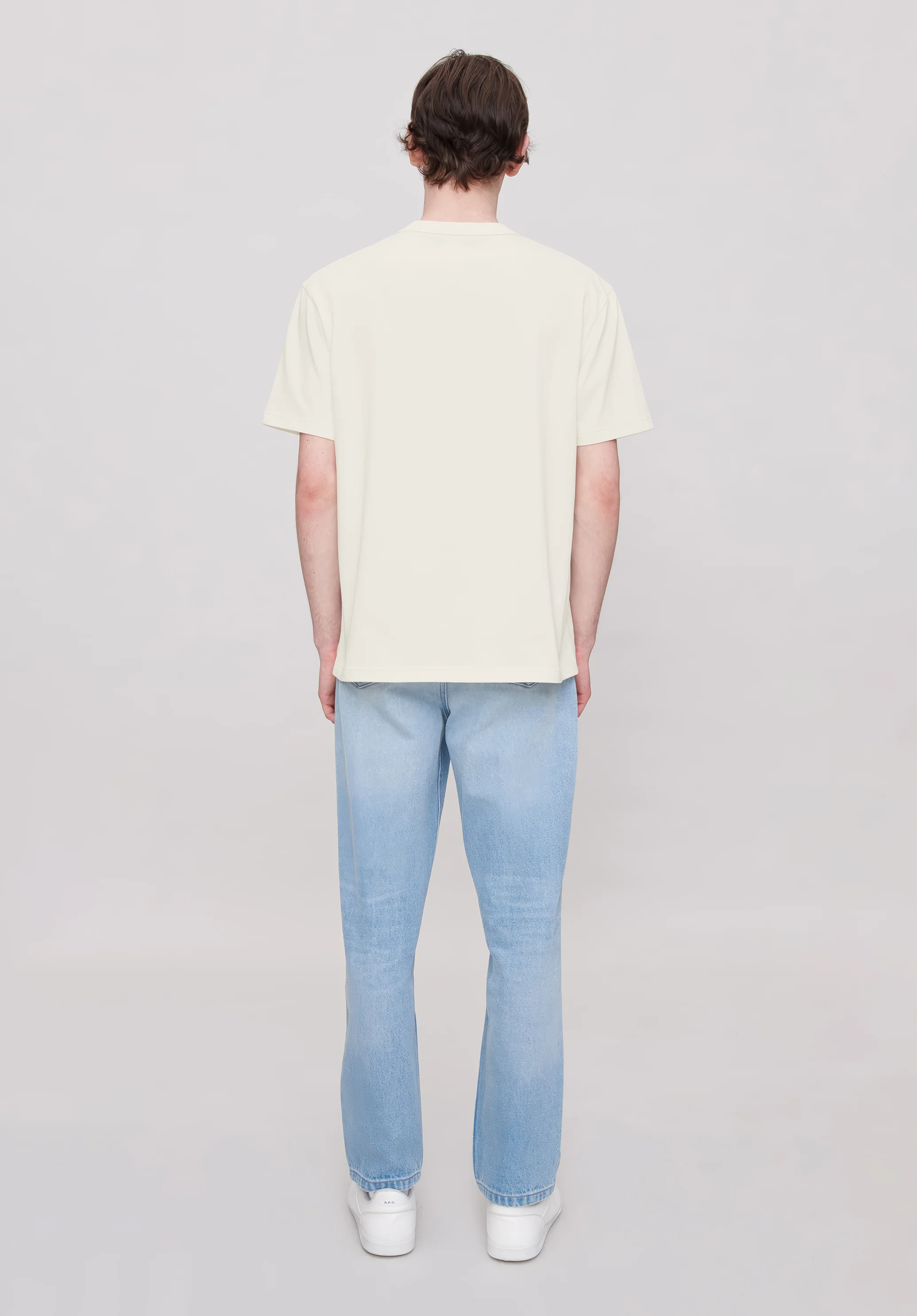 t-shirt boxy petit vpc - Blanc/vert