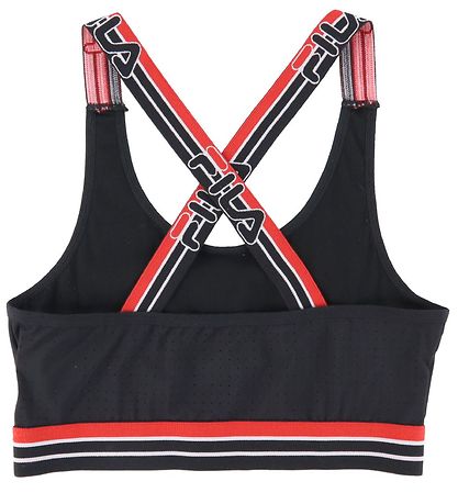 Fila Top - Sort/Rød m. Logo