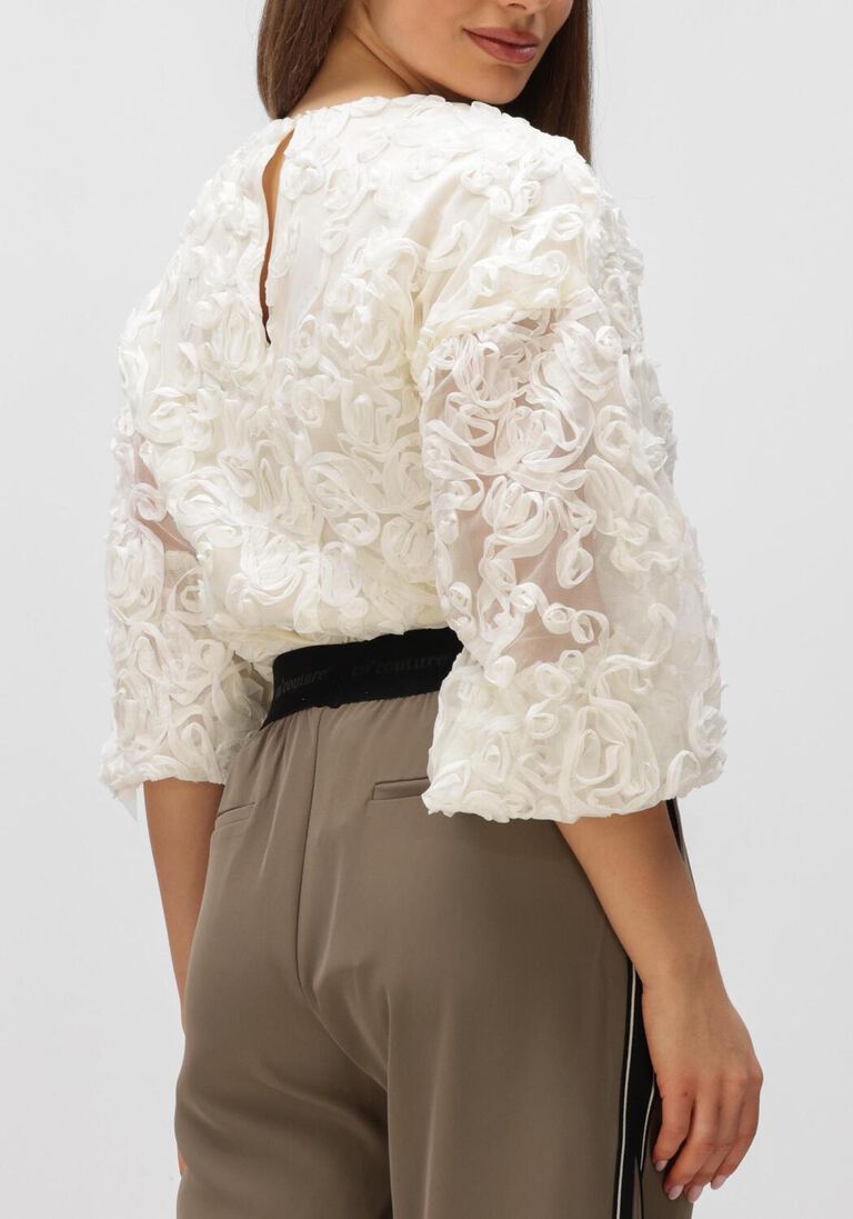 gebroken wit co'couture blouses tessy flower blouse