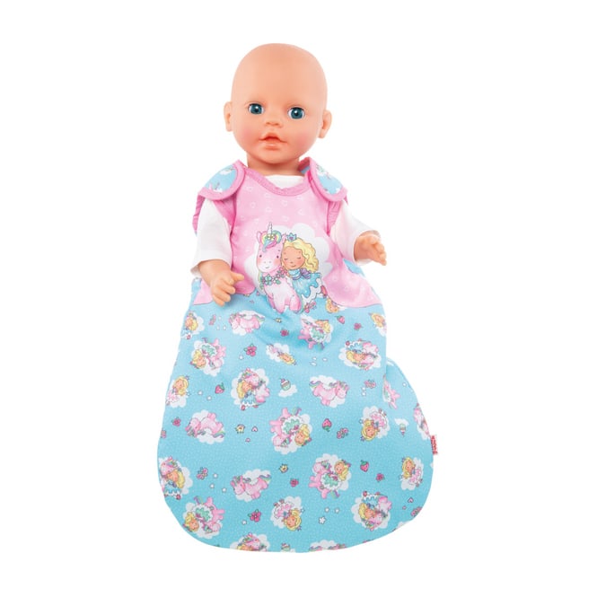 Puppenschlafsack - Einhorn und Fee - Größe 35 - 45 cm