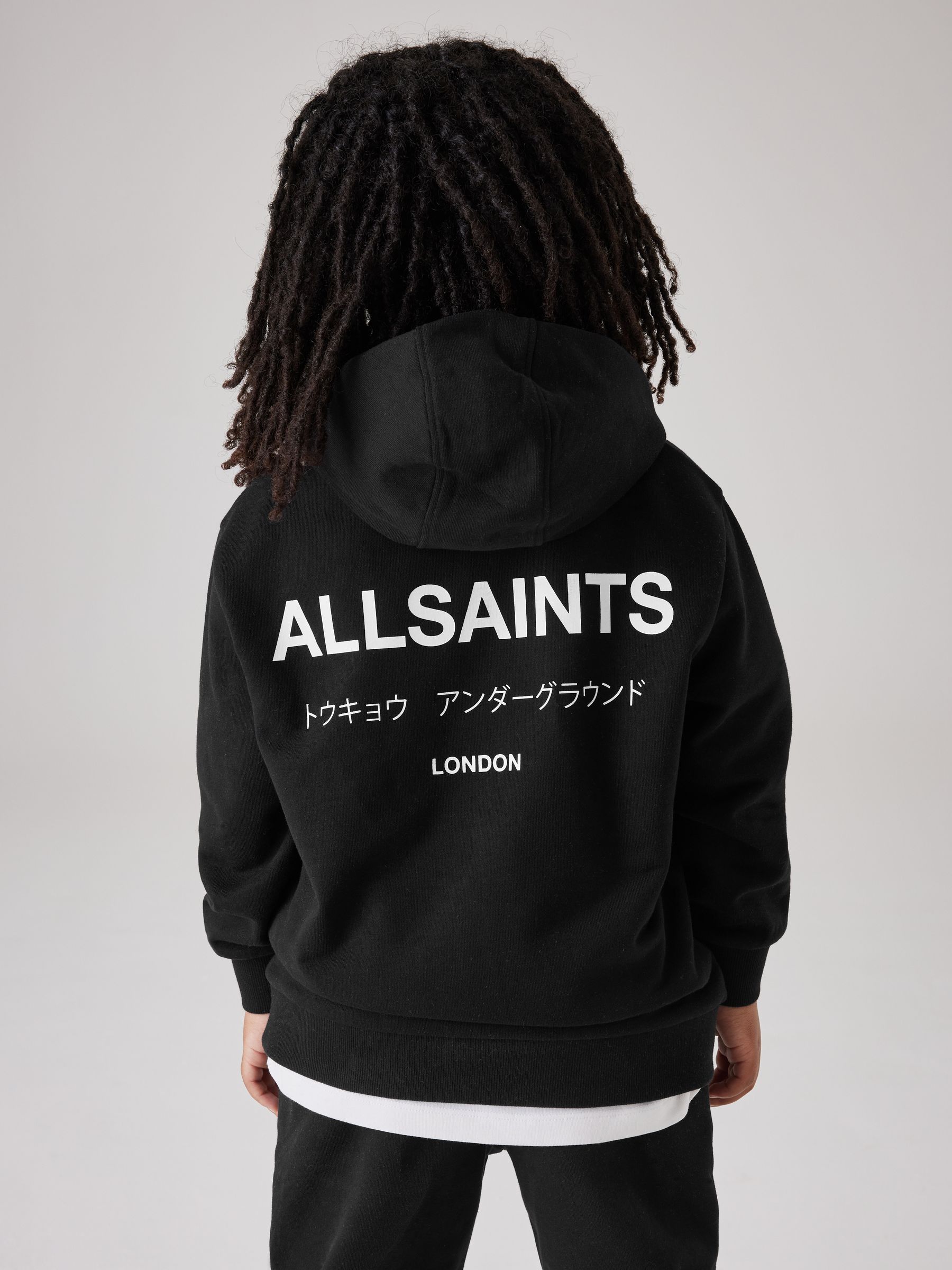 Zwart - smALLSAINTS Oversized Underground Pullover Hoodie