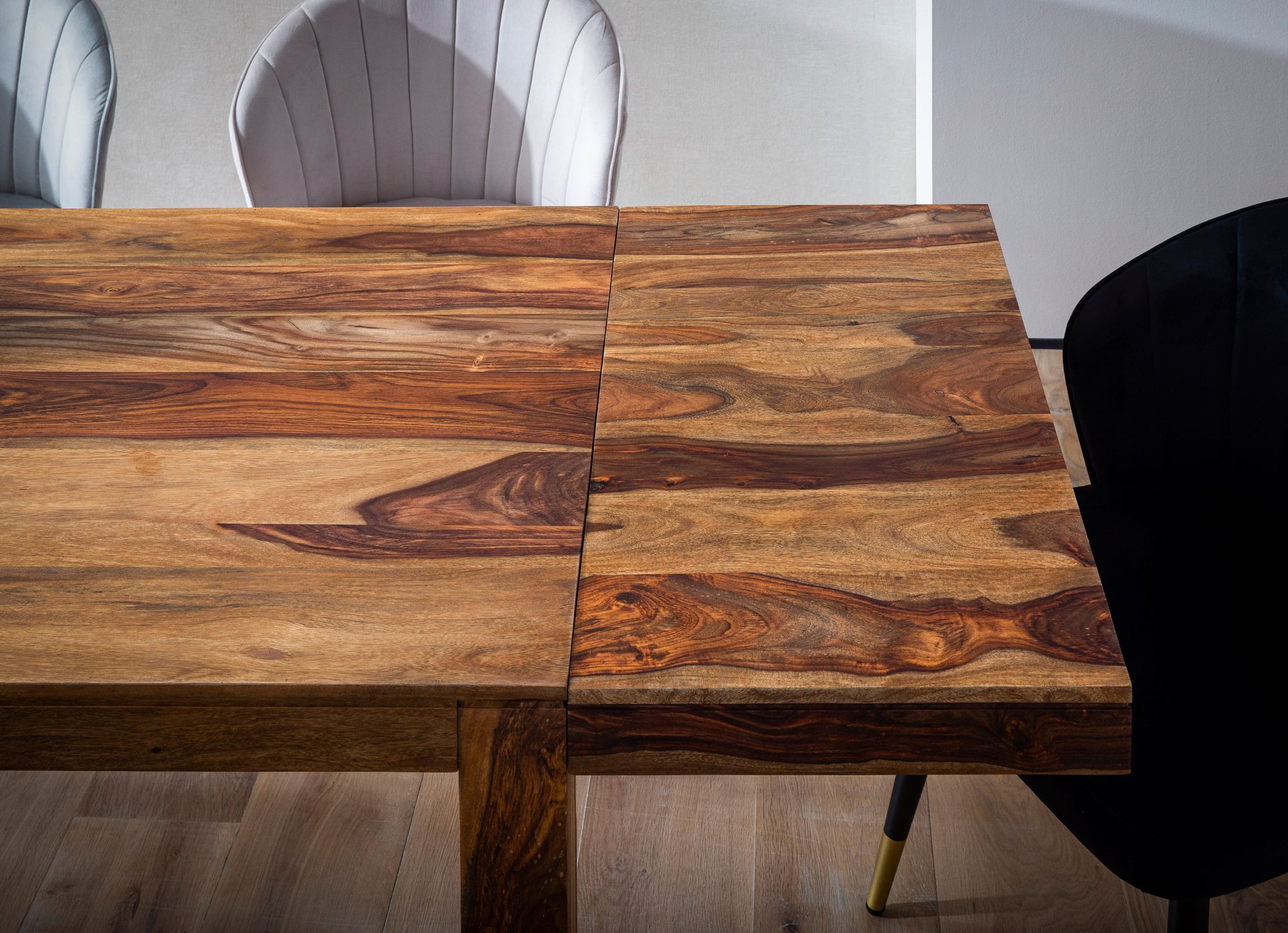 Esszimmertisch Erweiterbar FineBuy Esstisch 120 - 200 cm Holz Massiv Küchentisch