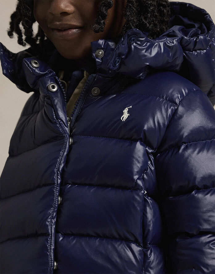 Polo Ralph Lauren PERPETUAL NYLON-SLD DOWN JKT-OW-BOM Blå