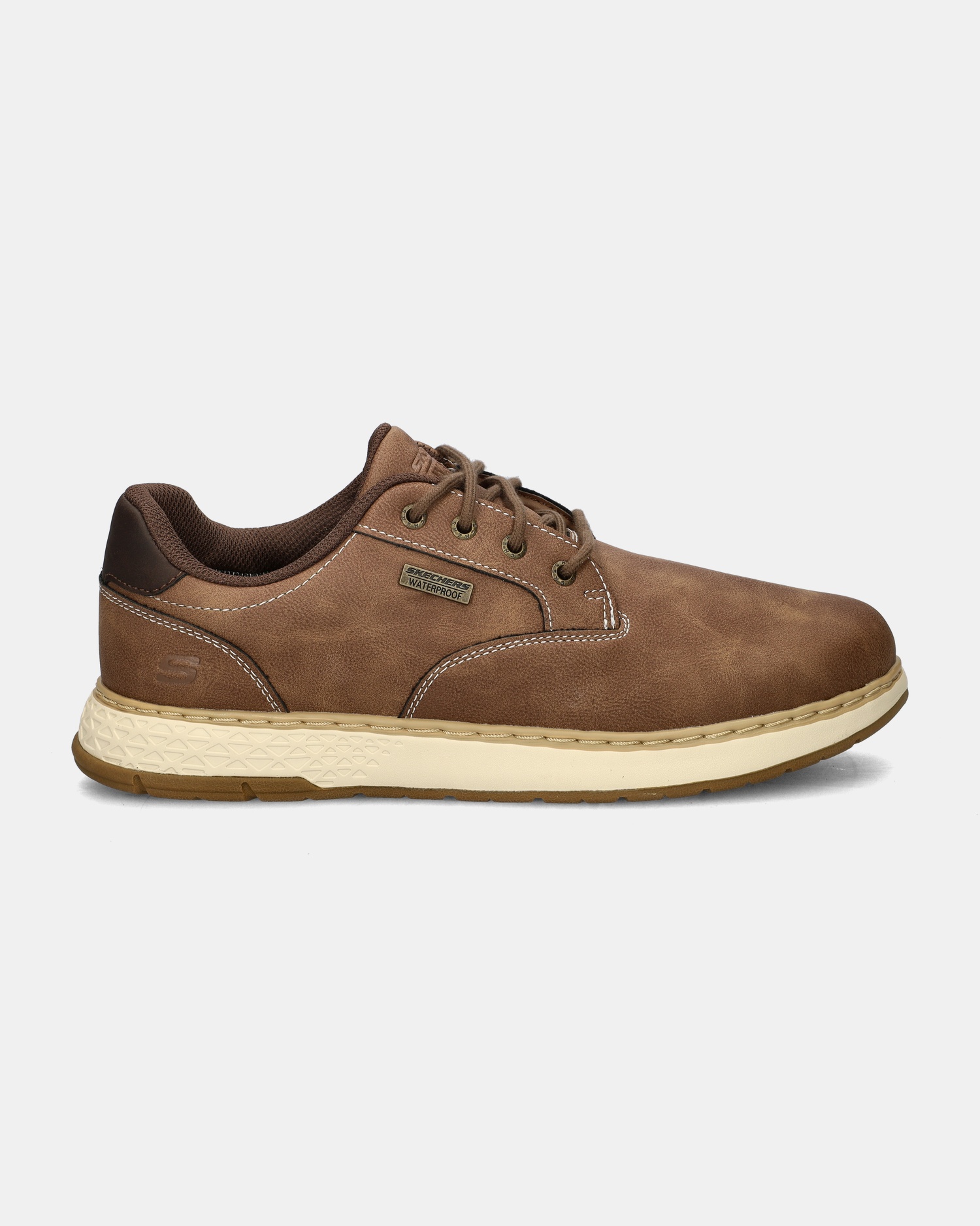 Skechers Garlan - Pryor Lage sneakers  - bruin