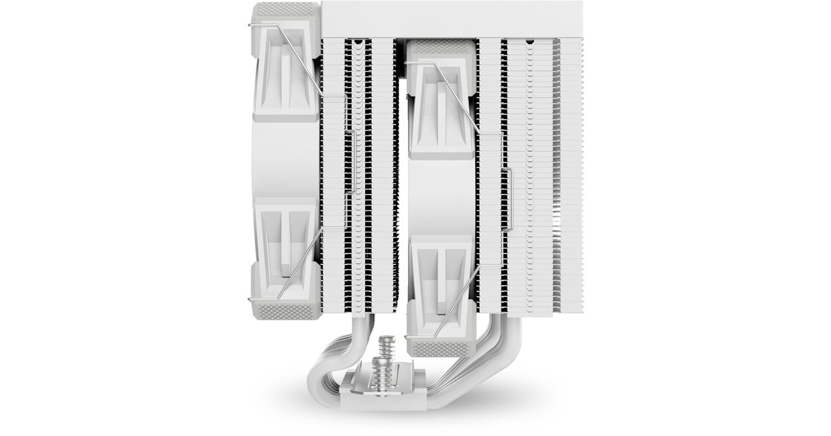 SharkoonA60 RGB CPU-koeler  (Wit, 4-pins PWM fan-connector)