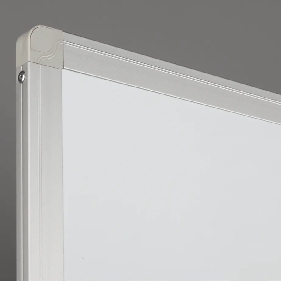 Whiteboard Mobil og vendbar 100×200 cm magnetisk med aluminiumsstel og ramme inkl. pennebakke