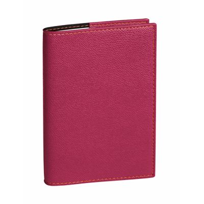 Agenda Club Ministre avec répertoire - 1 semaine sur 2 pages - 16 x 24 cm - framboise - Quo Vadis