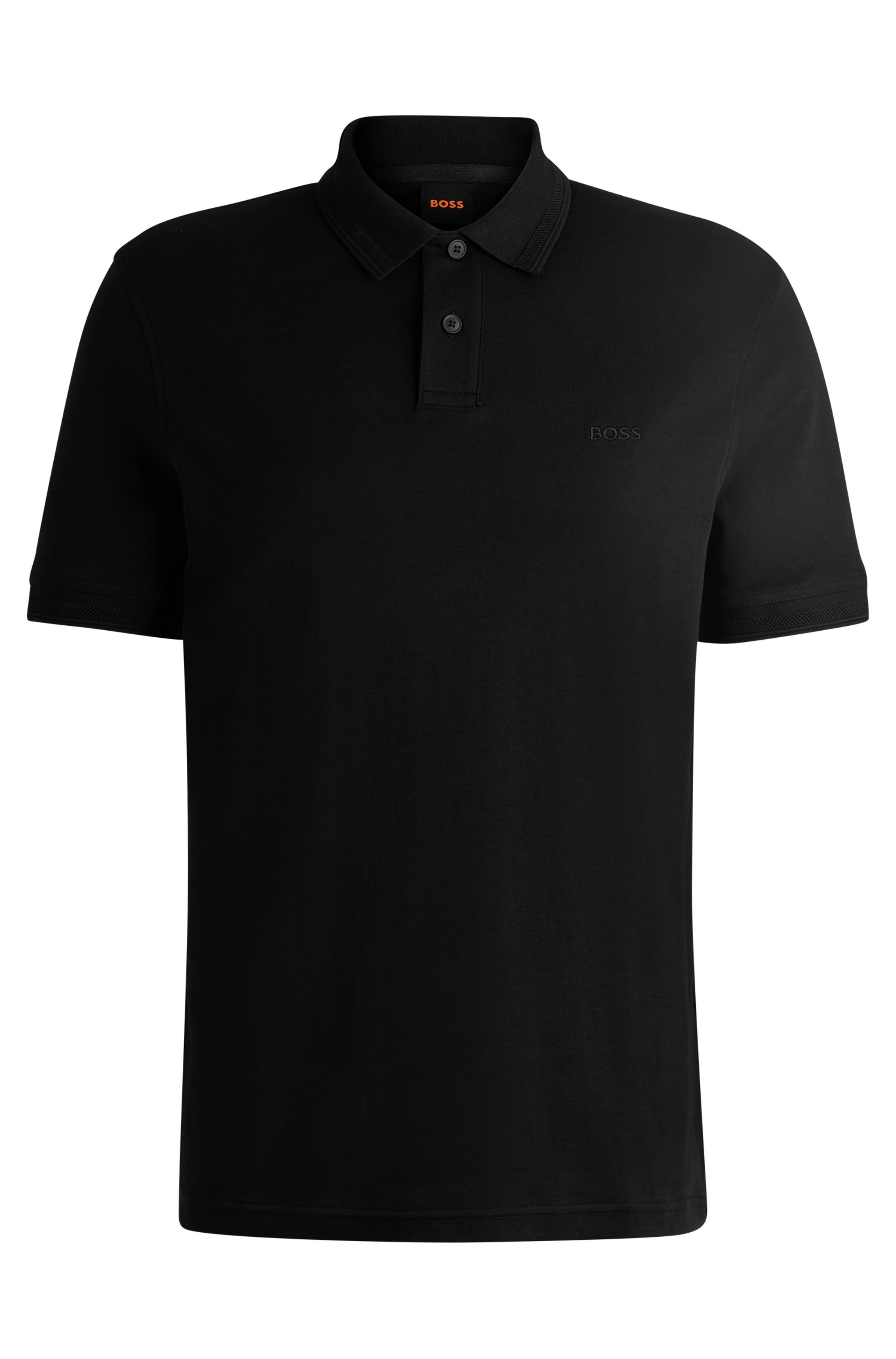BOSS ORANGE Poloshirt »Pe Interlock«, aus Baumwoll-Piqué mit Logo-Print Regular