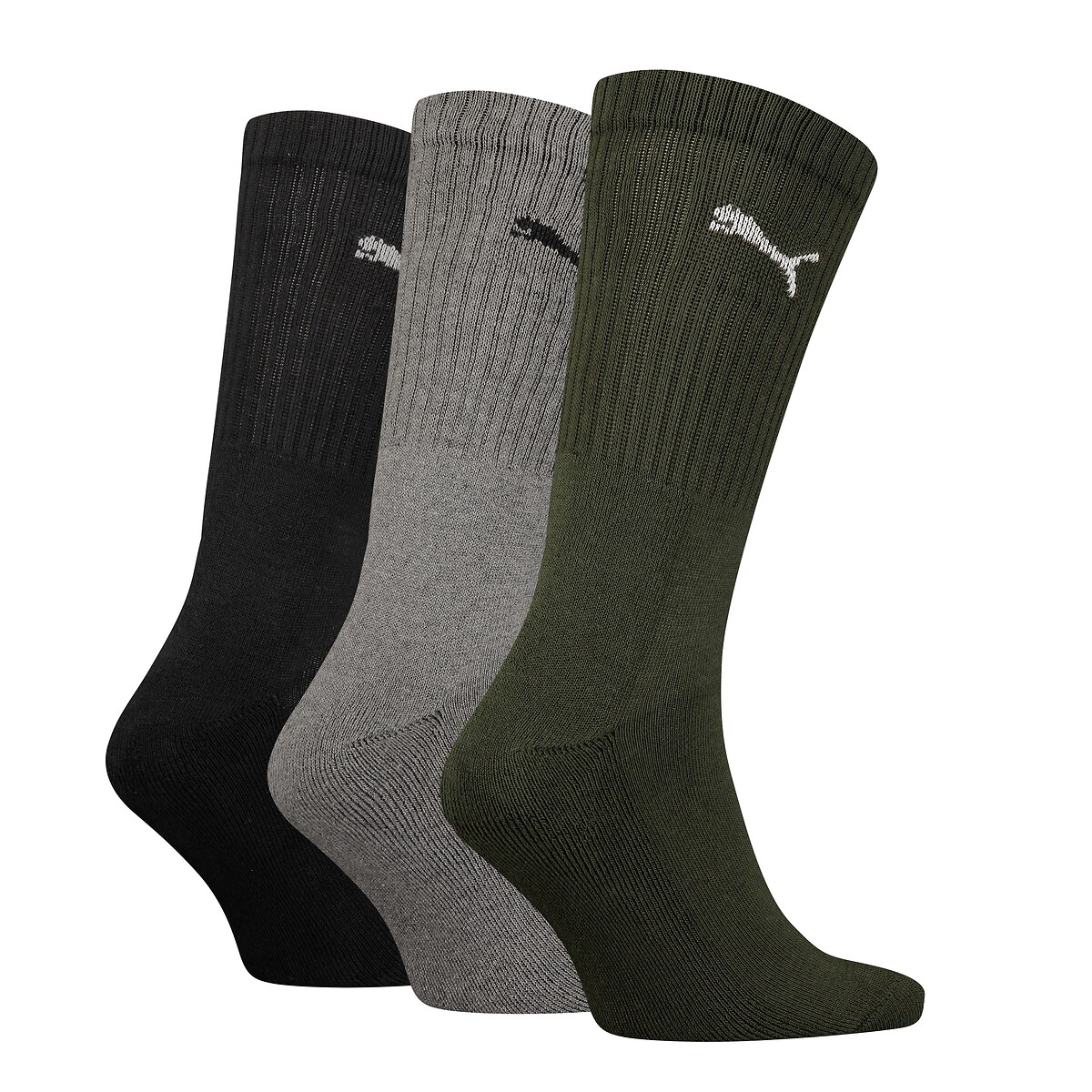 PUMA<br>Conjunto de 3 pares de meias de tênis