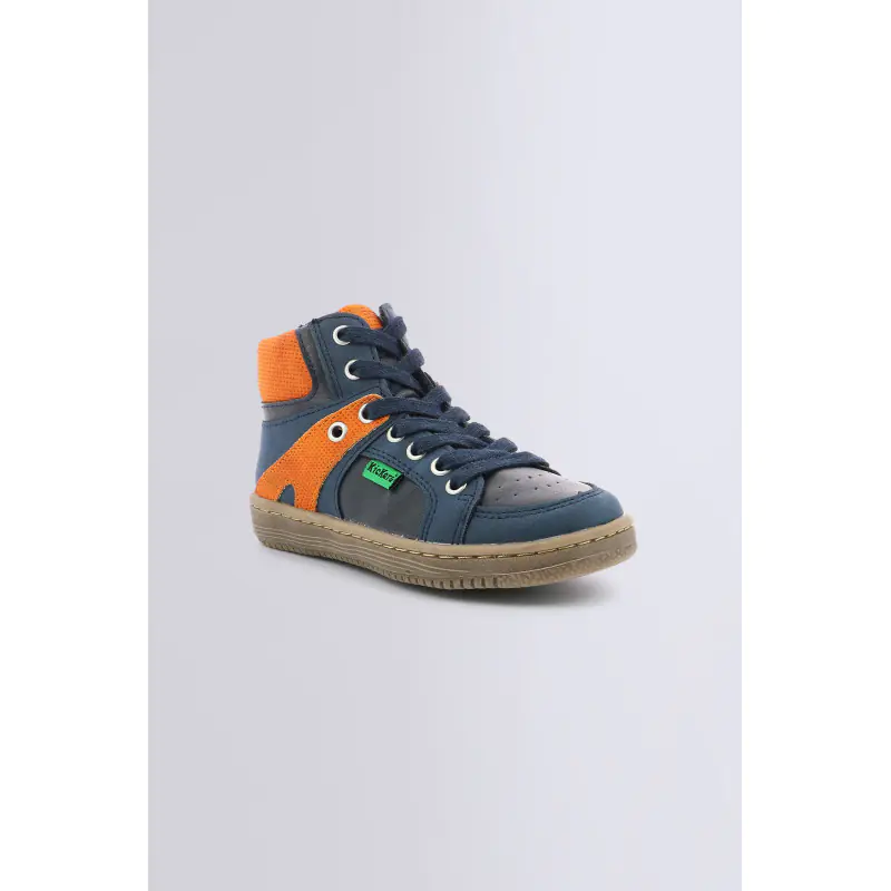 LOWELL MARINE ORANGE SNEAKERS HAUTES Synthétique Garçon