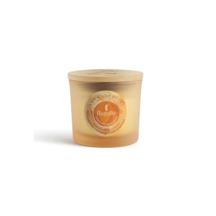 Flagolie natuurlijke sojakaars voor aromatherapie Wortelontspanning 170 g