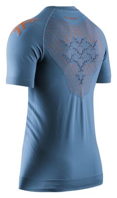 T-shirt de Running X-Bionic Twyce Run Bleu Orange Homme