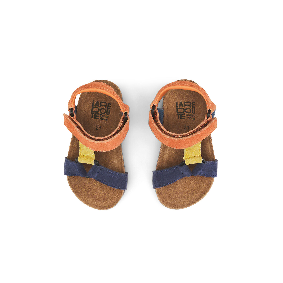 COLEÇÃO LA REDOUTE<br>Sandálias de couro 20-25