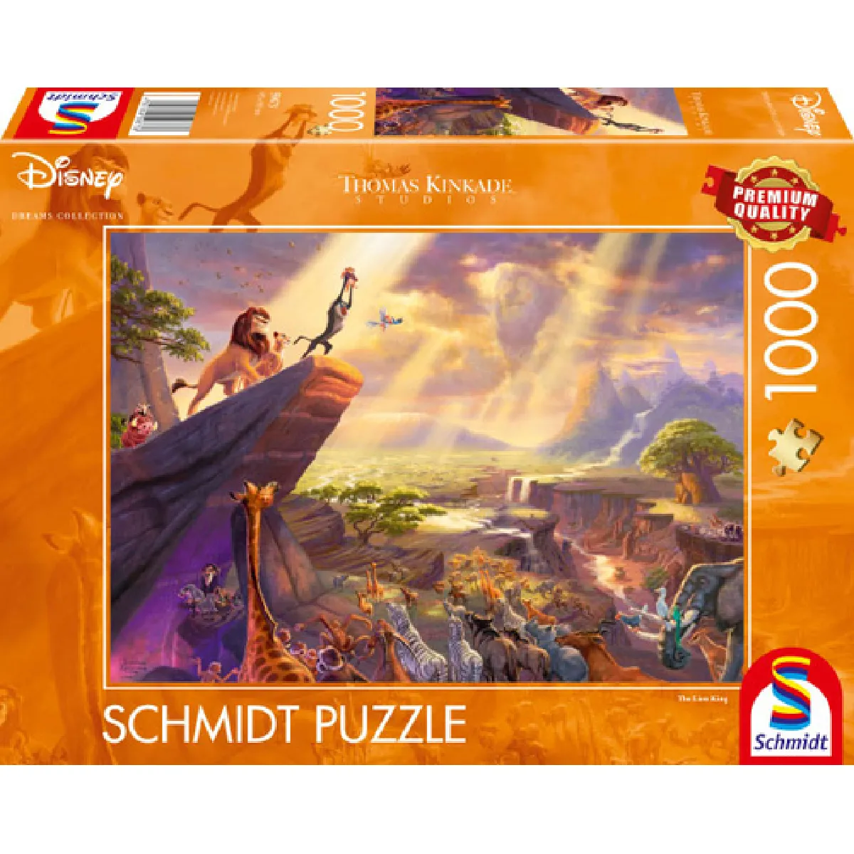 Schmidt Spiele Puzzle 1000 pcs Le roi Lion