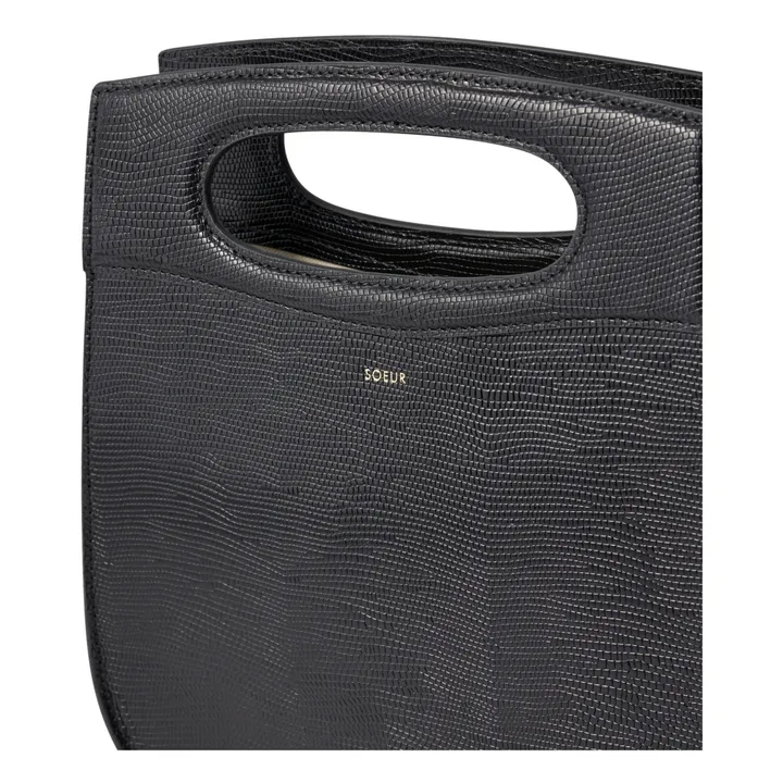 Soeur Sac Cheri Cuir de Buffle | Noir