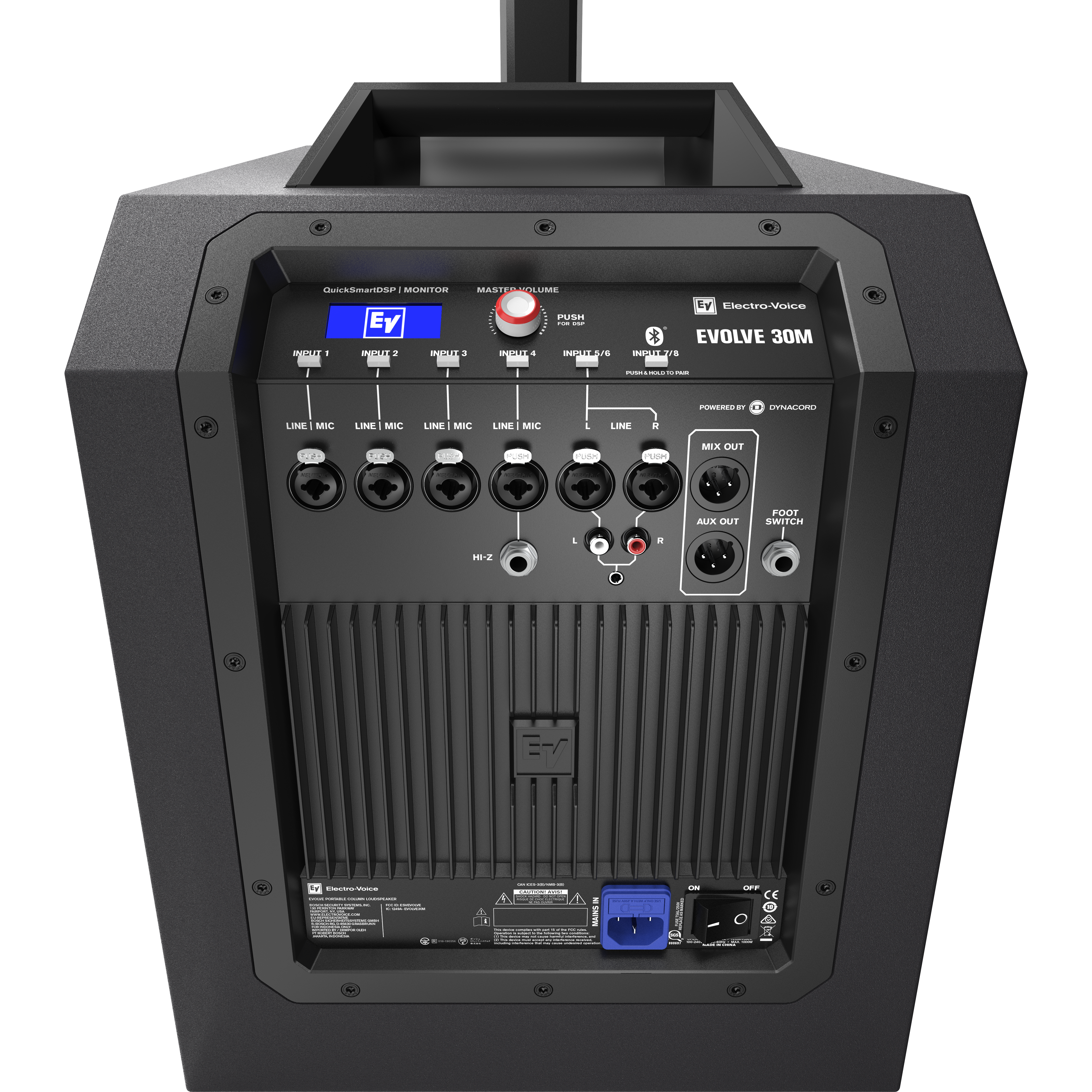 Electro-Voice Evolve 30M mobiel column P.A.-systeem (zwart)