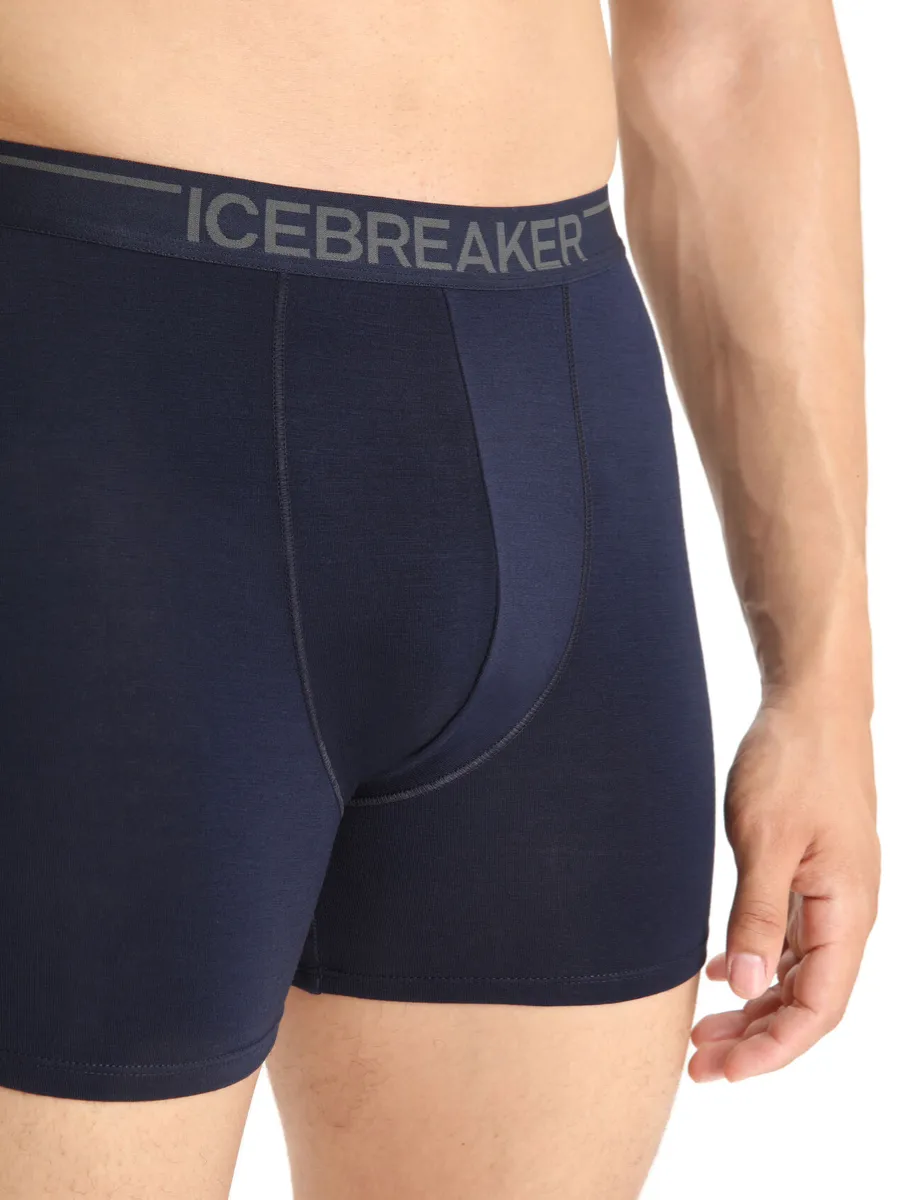Icebreaker Men's Anatomica Boxers MIDNIGHT NAVY