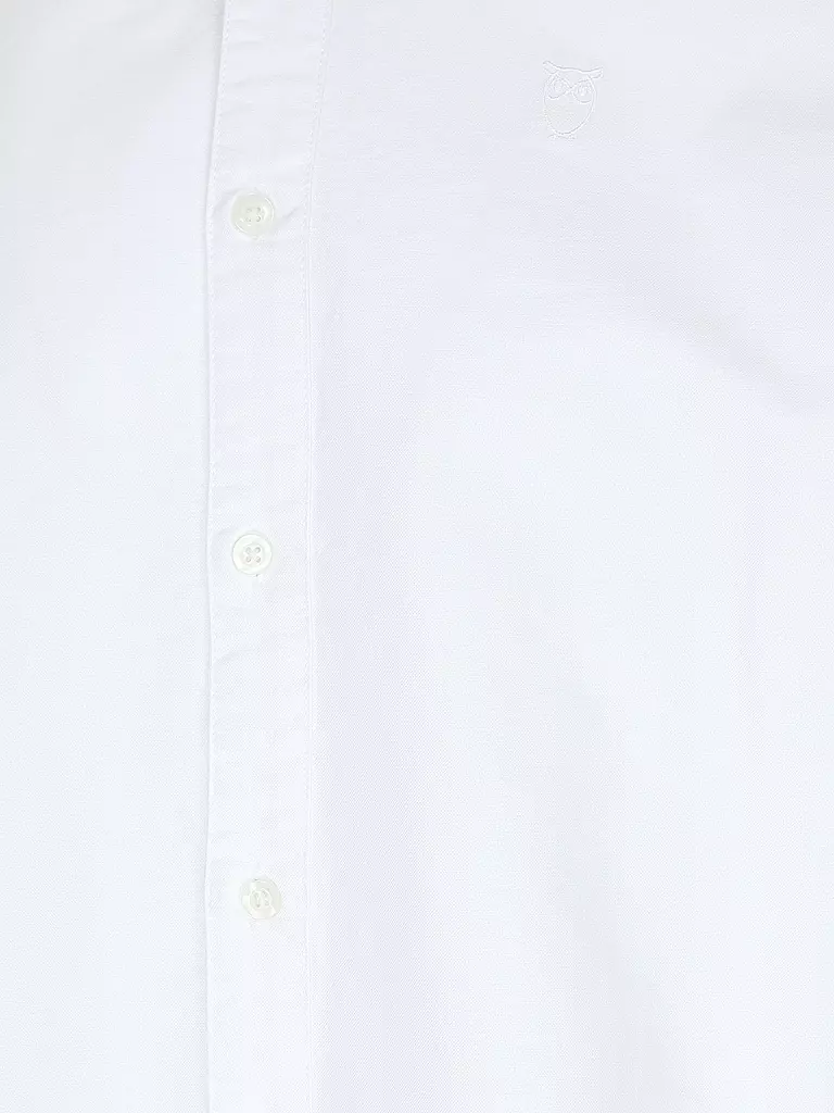 KNOWLEDGE COTTON APPAREL Hemd Regular Fit HARALD weiss