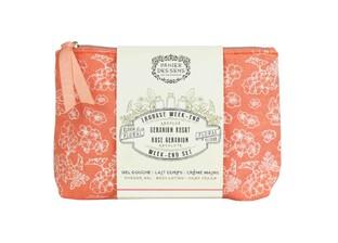 Panier des Sens Rose Geranium Weekend Set 3ST