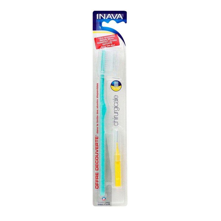 Brosse à dents chirurgicale + brossette offerte