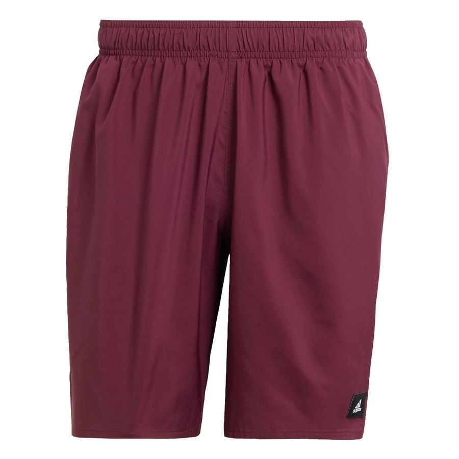 Adidas Short de bain uni de longueur classique CLX