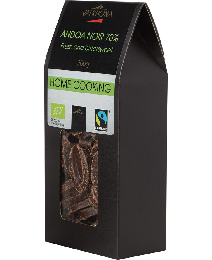 Valrhona Feves Andoa Noir 70% 200 gr No_color