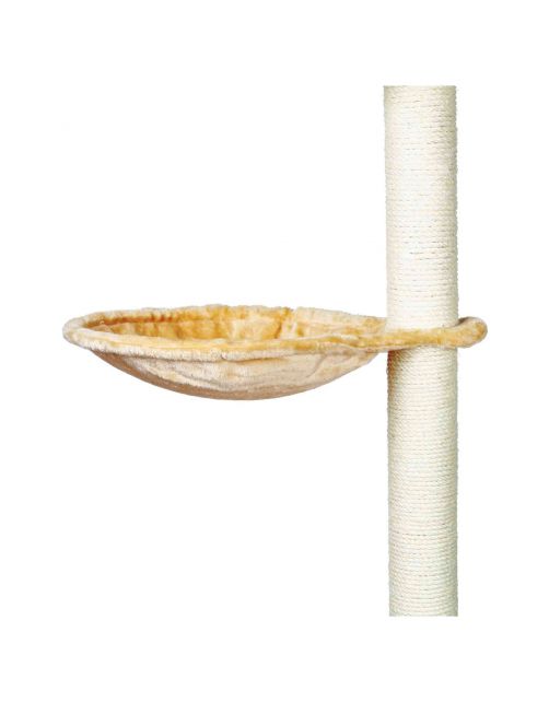 Trixie Hangmand Voor Krabpalen Met Metalen Frame - Kattenhangmat - Ø 40 cm Beige
