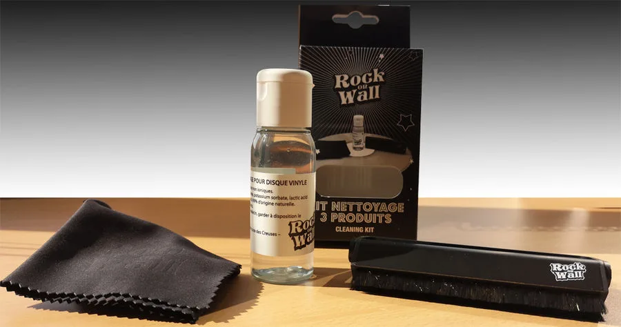 Rock on Wall Kit de nettoyage pour disque vinyle Produits d'entretien vinyles