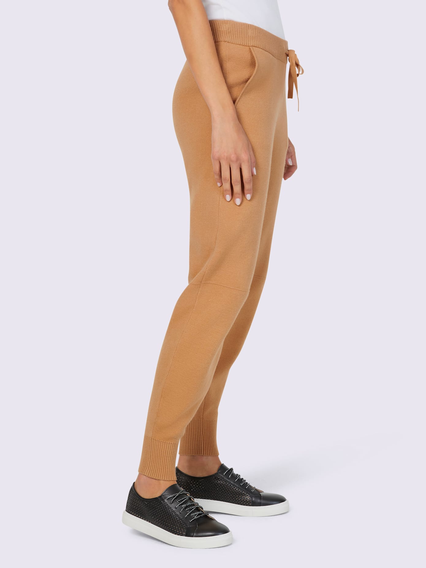 Pantalon en tricot 50% viscose
