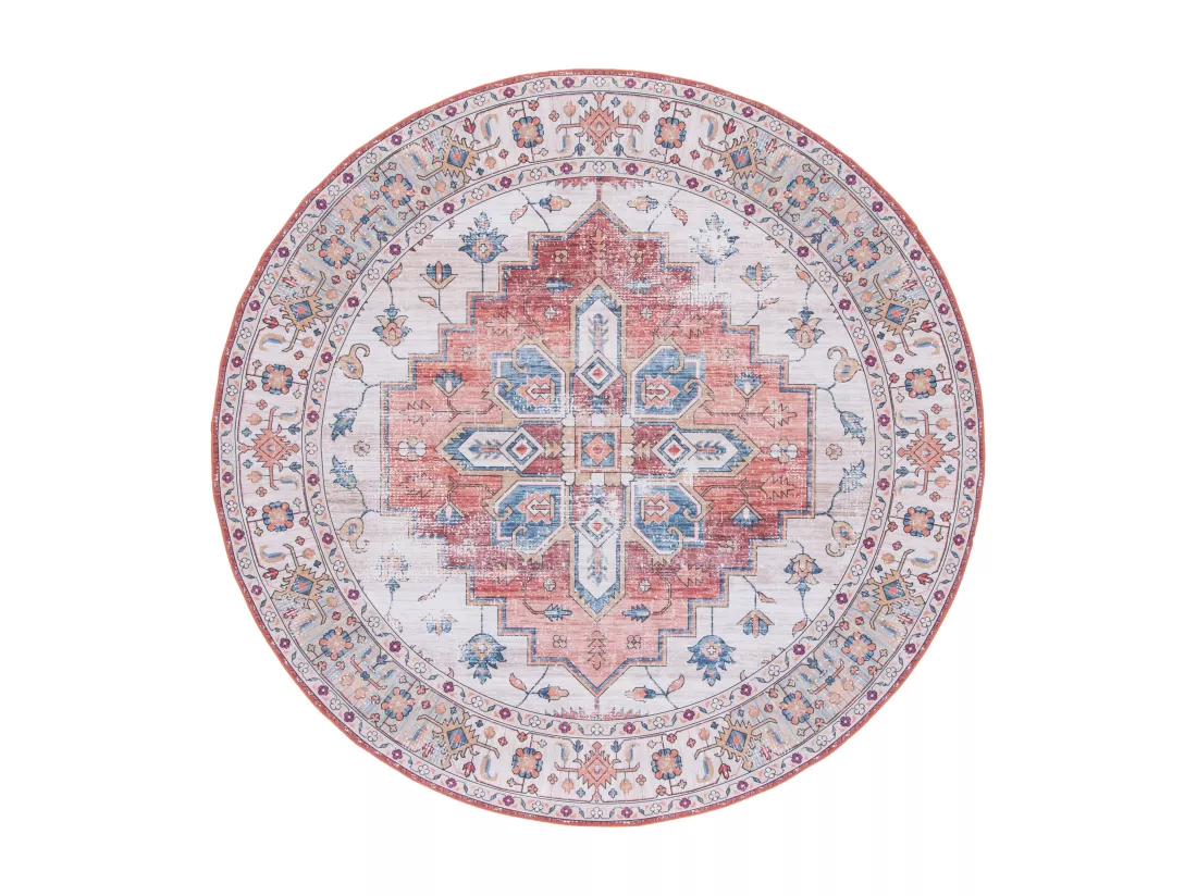 Tapis Beige & Blue 183 X 183 cm - Tripp