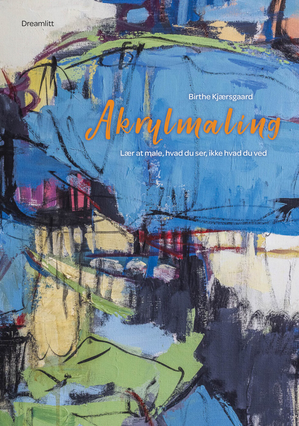 Akrylmaling - Lær At Male, Hvad Du Ser, Ikke Hvad Du Ved - Birthe Kjærsgaard - Bog