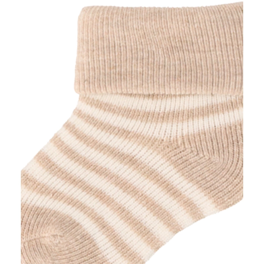 Sterntaler Erstlingssöckchen 3er-Pack Ringel beige melange