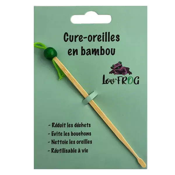 Palheta de bambu para orelha Lov'FROG