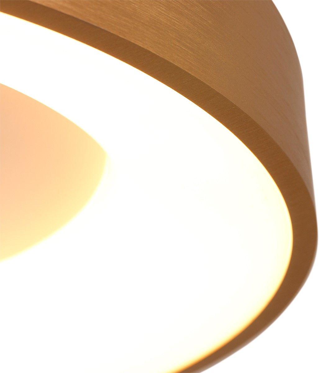 Plafondlamp 3086GO Ringlede ⌀30  x H9 cm