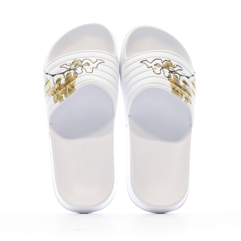 Kappa Claquettes Blanche/Marron Femme Kappa Noles