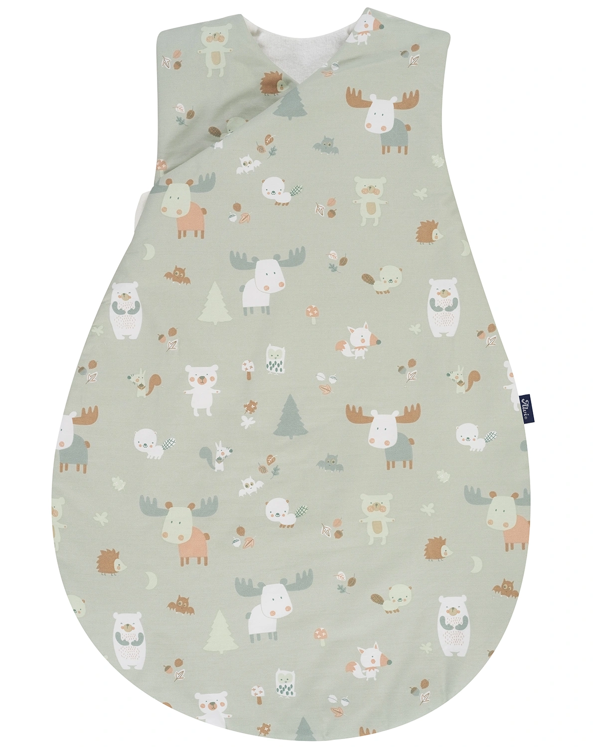 Schlafsack WICKEL-MÄXCHEN® – BABY FOREST in grün