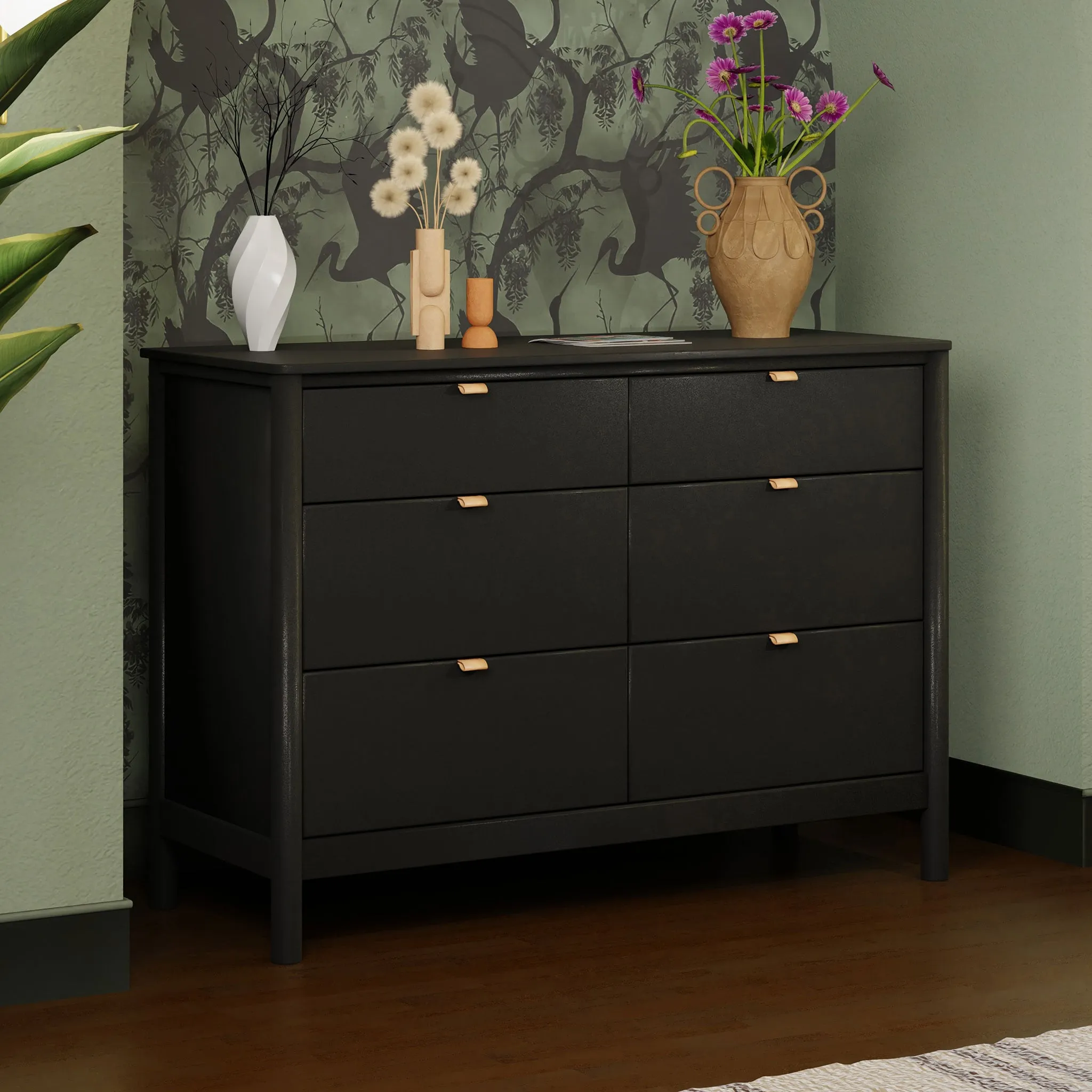 Babyletto Bureau 6 tiroirs Bondi - Noir