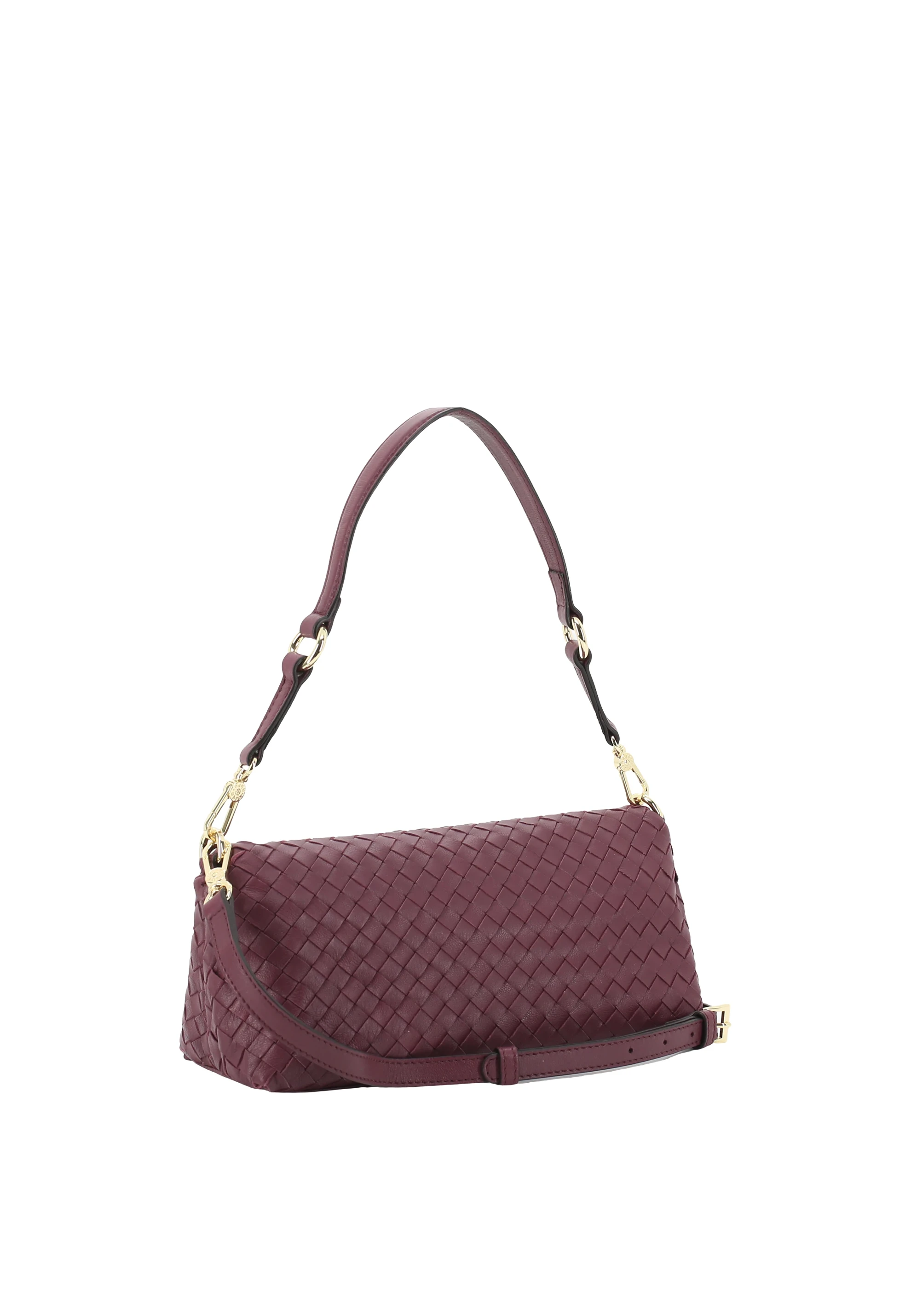 Shoulder bag MILA Leather Piuma weaving Standard